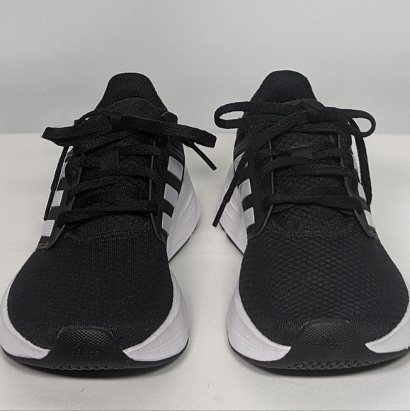 NEW adidas Womens Galaxy Q Training Shoes Sz 6 black/white - Picture 3 of 4
